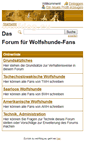 Mobile Screenshot of forum.wolfdog.eu